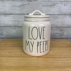 Rae Dunn Love My Peeps Canister Jar